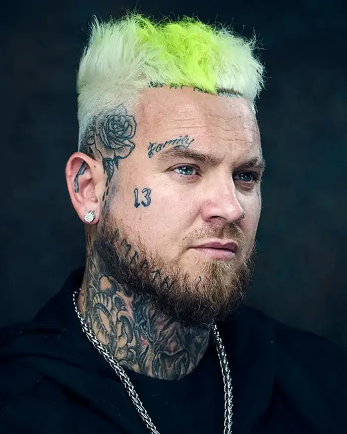 headshot of the Angry Barber in Elgin